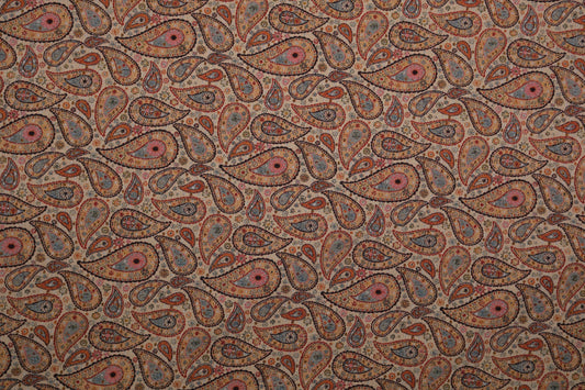 Paisley Möbelstoff mit feinem Muster – ideal für Dekokissen und Sessel