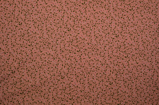 Baumwollstoff Ranken Rosa – Nahaufnahme des Rankenmusters