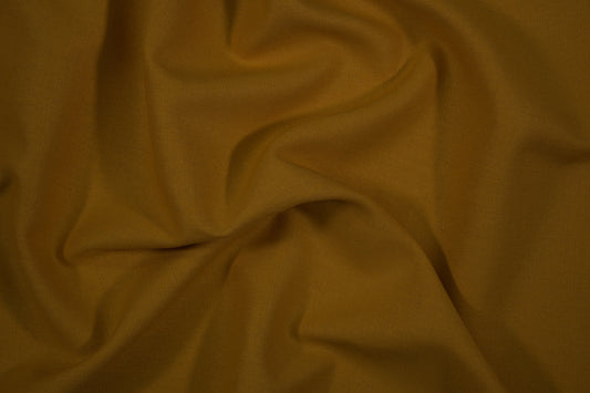 Detailansicht Leinen Viskose Senf