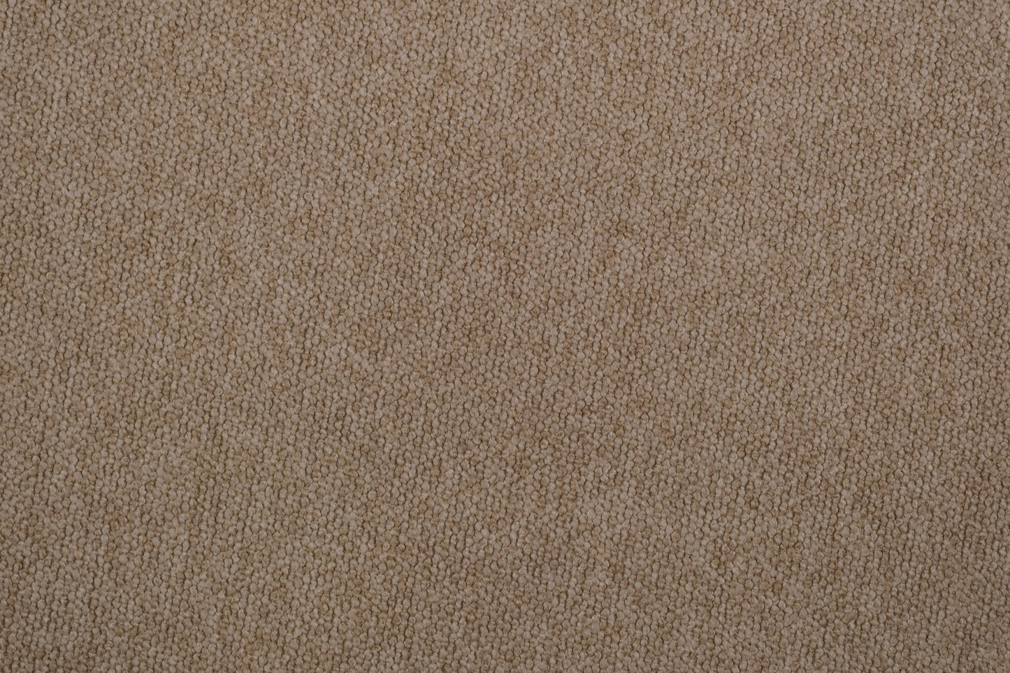 Möbelstoff Bouclé in Sandbeige als Polsterstoff für Sofa und Sessel Detailaufnahme der Stoffstruktur