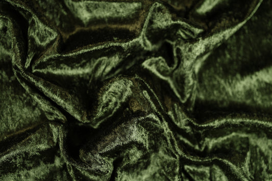 Stretch-Samtstoff in Smaragdgrün – edel und vielseitig einsetzbar