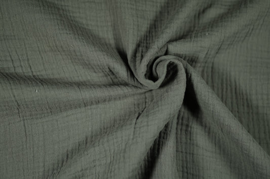 Weicher Steingrau Musselin Musselin – doppellagig und hautfreundlich