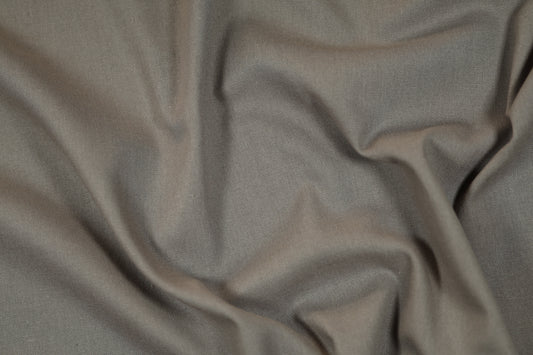 Grau-melierter Leinenmix fĂŒr moderne Kleidung