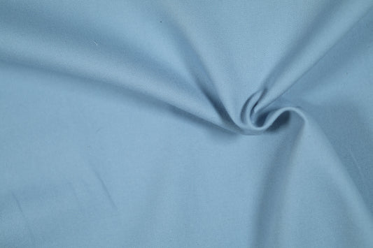 Hellblauer Canvasstoff aus Baumwolle – ideal für Deko