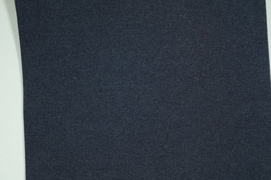Dunkelblauer Baumwollstoff für Ärmel- und Hosenabschlüsse