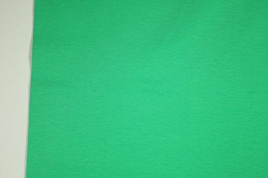 Frühlingsgrüner Bündchenstoff – elastisch und ideal für modische Akzente 34cm breit