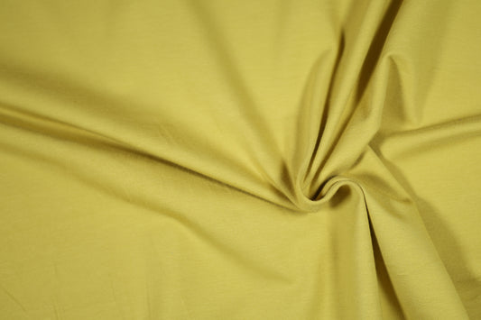 Jersey Stoff Gelb – ideal für Kindermode