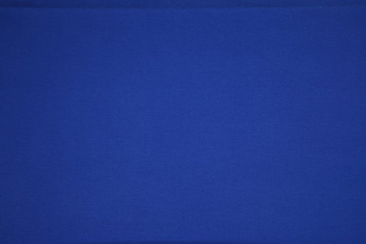 Kräftig blauer Baumwolljersey für Bekleidung