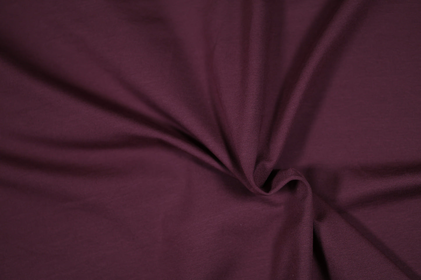 Elastischer Baumwolljersey in Bordeaux – ideal für elegante Kleidung
