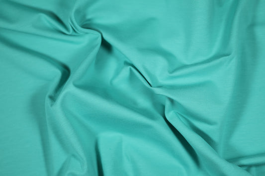 Mintgrüner Jersey-Stoff – elastisch und hautfreundlich