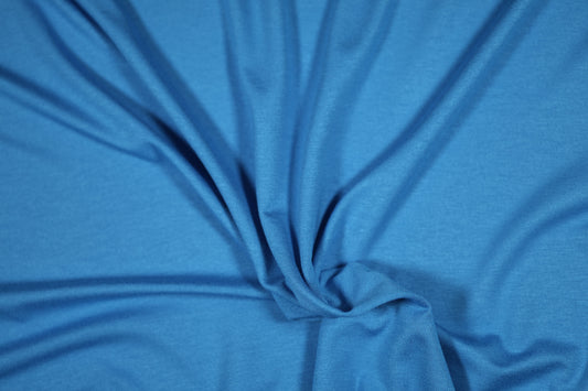 Jersey Stoff aus Viskose in Himmelblau – perfekt für Shirts und Kleider