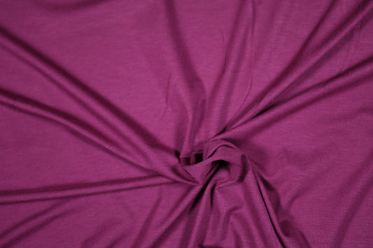 Jersey Stoff in Beereton – weich und formbeständig