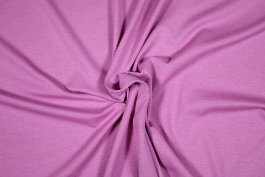 Jersey Stoff in Flieder – weich, dehnbar und leicht