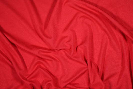 Jersey Stoff in Rot – ideal für ausdrucksstarke Designs
