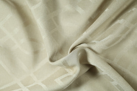 Eleganter Dekostoff in Hellgrau – ideal für Wohntextilien