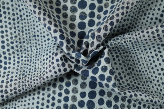Vorhangstoff – Retro Punkte – perfekt für Vorhänge, Raumtrenner und Heimdeko