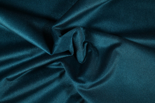 Petrolfarbener Möbelstoff für trendige Wohnakzente