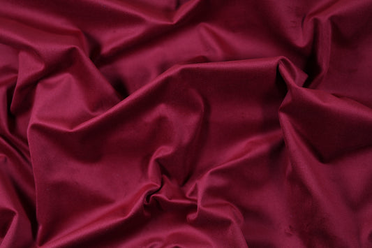 Detailaufnahme: Verdunklungsstoff – Bordeaux für Vorhänge und Raumverdunklung