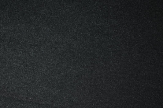 Detailansicht vom Denimstoff Schwarz mit feiner Struktur