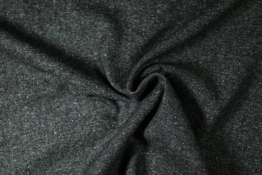 Dunkelgrau Wollstoff – ideal für Mäntel, Jacken oder Accessoires