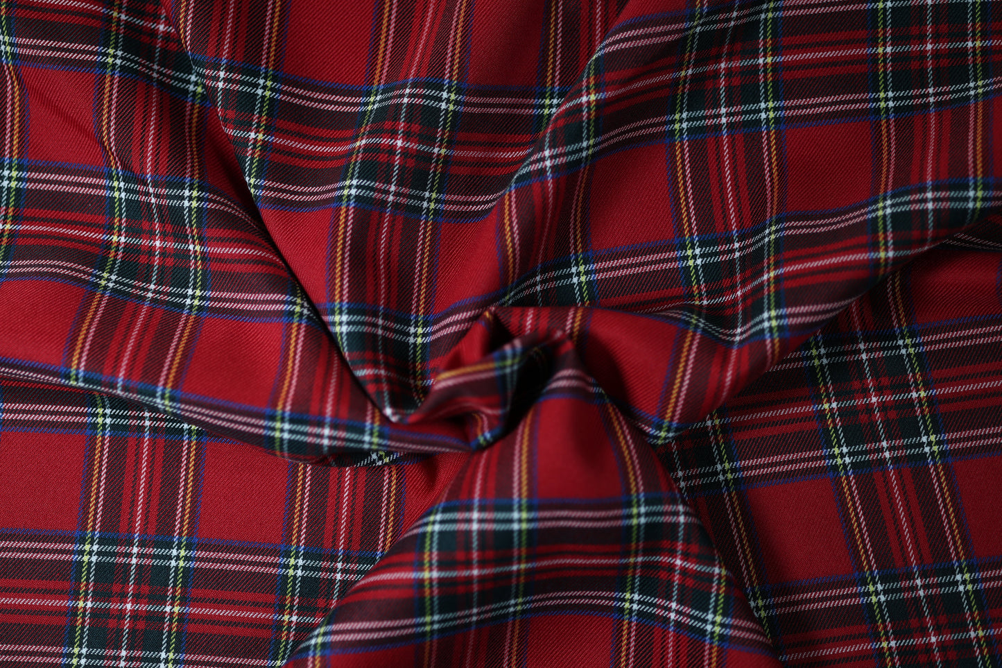 Schottenstoff Stoffdesign mit klassischem Karomuster in Rot