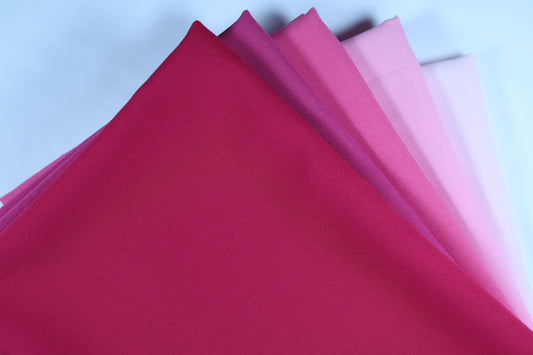 Farbverlauf aller Rosa-Töne – Kirschrot als kräftigster Farbton