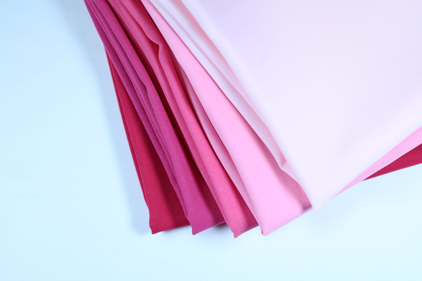 Alle Rosa Varianten aufgereiht – Blassrosa in Pastell
