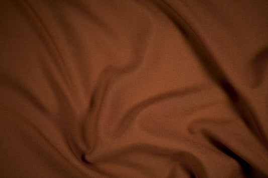 Hochwertiger Polyester Panama in Kupfer â pflegeleicht und langlebig