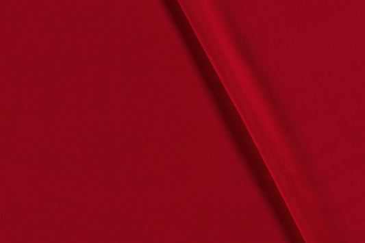 Roter Panama Stoff gefaltet â formstabiler Polyester Stoff