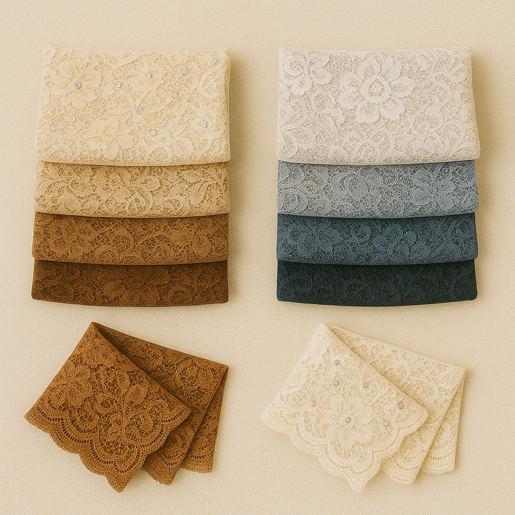 Spitzenstoff in Meterware – ideal für Brautkleider, Deko & Lingerie