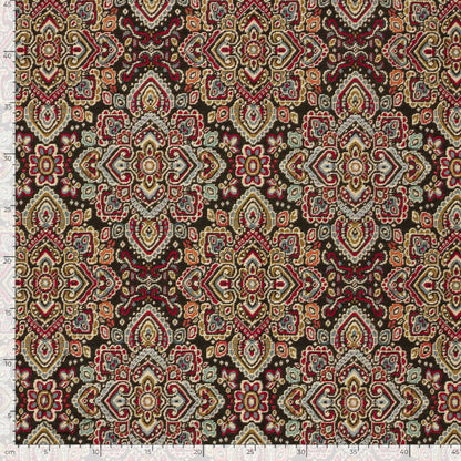 Gobelin Jacquard Stoff Abstrakt Schwarz, Ansicht 5