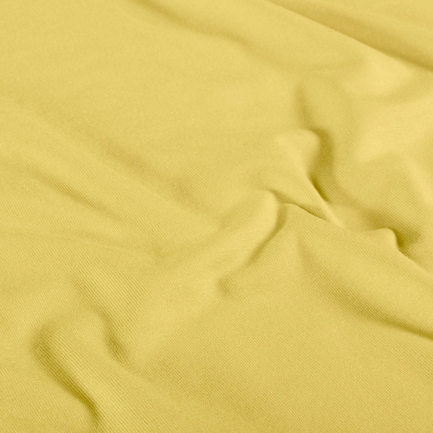 Viskose Jersey Hellgelb – Stoffansicht