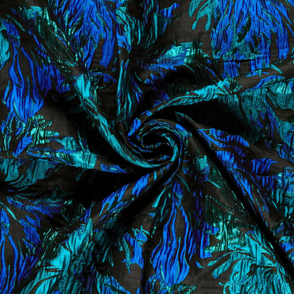 Jacquard Blumen Petrol – Fall