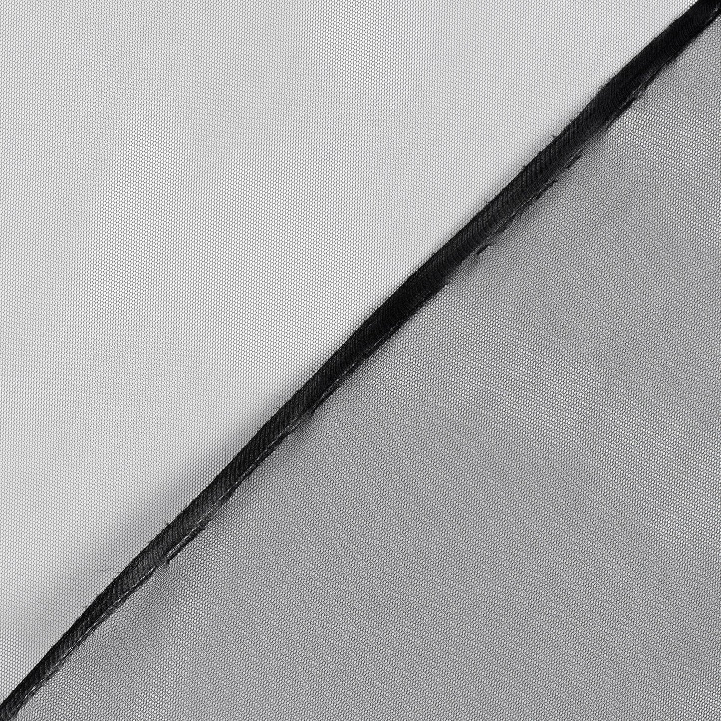 Grober Tüll Schwarz – Struktur