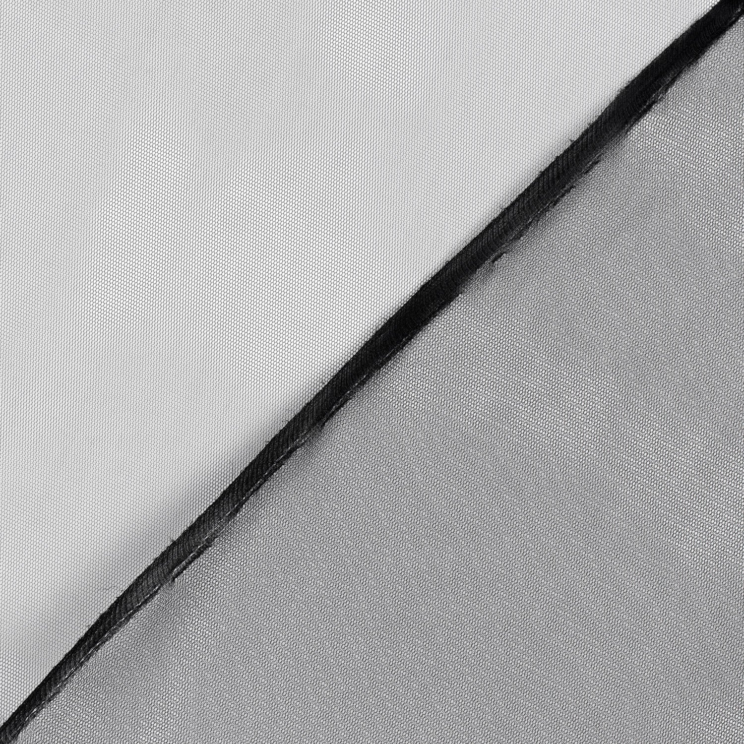 Grober Tüll Schwarz – Struktur