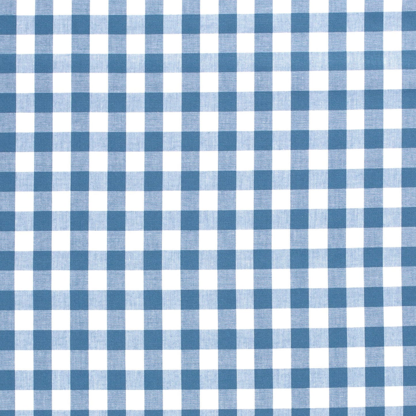 Baumwoll-Popeline Karo Indigoblau