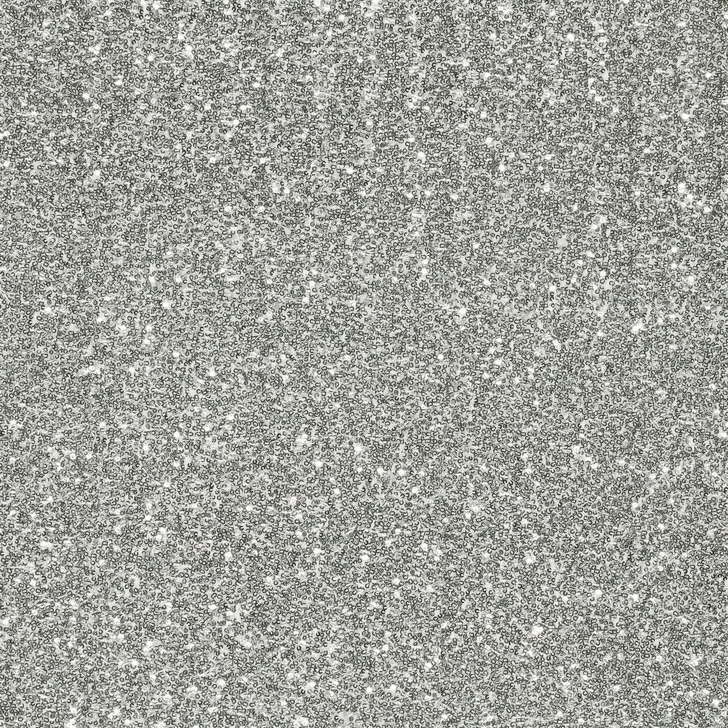 Paillettenstoff Mesh Silber – Detail