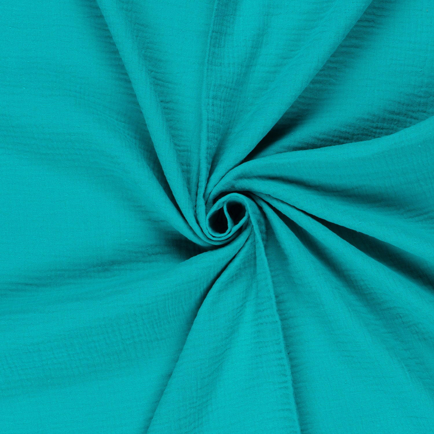 Musselin Stoff Türkis – Fall