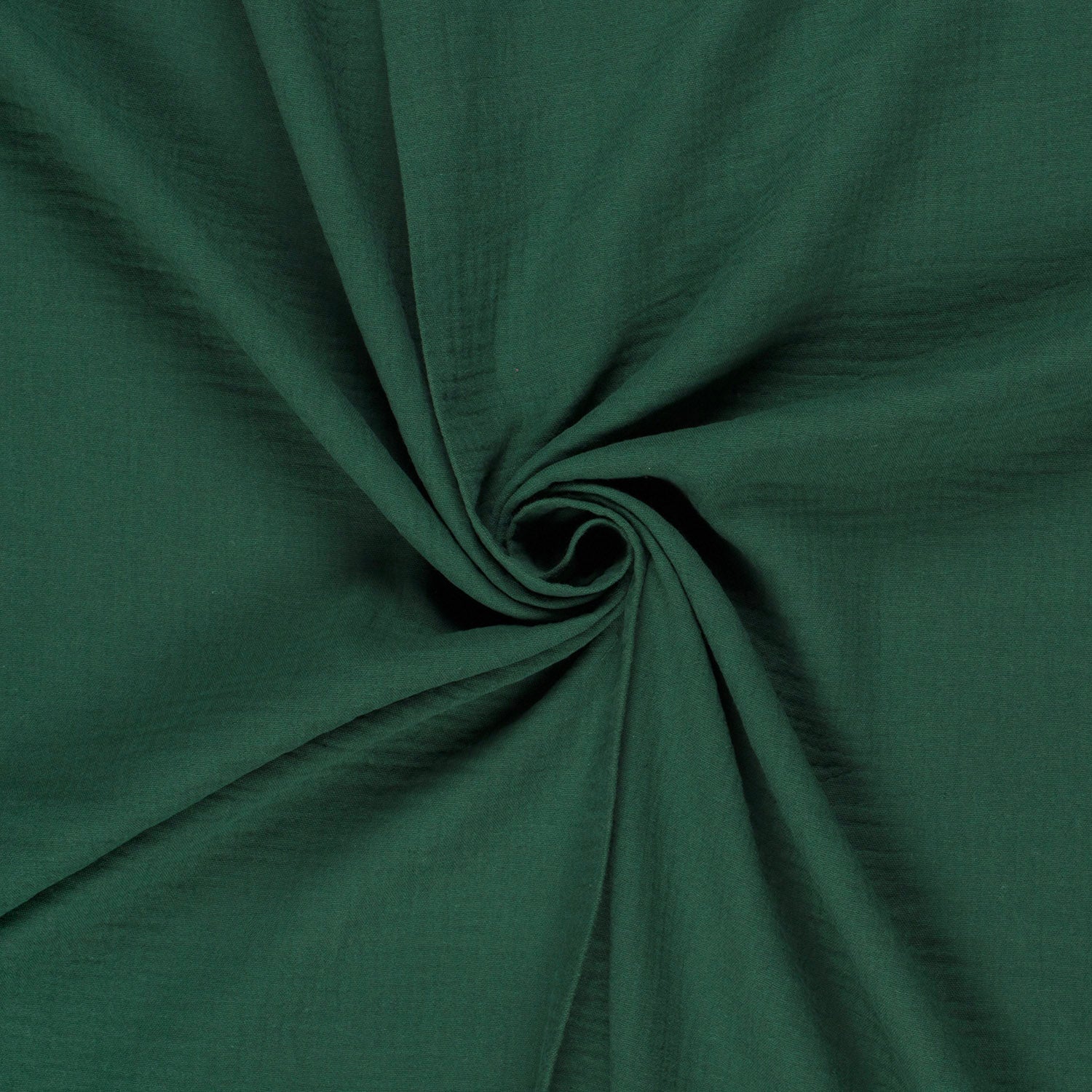 Musselin Stoff Dunkelgrün – Fall