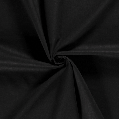 Leinen Baumwolle Stoff Schwarz – Fall