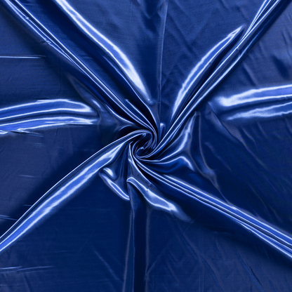 Satin Stoff Königsblau
