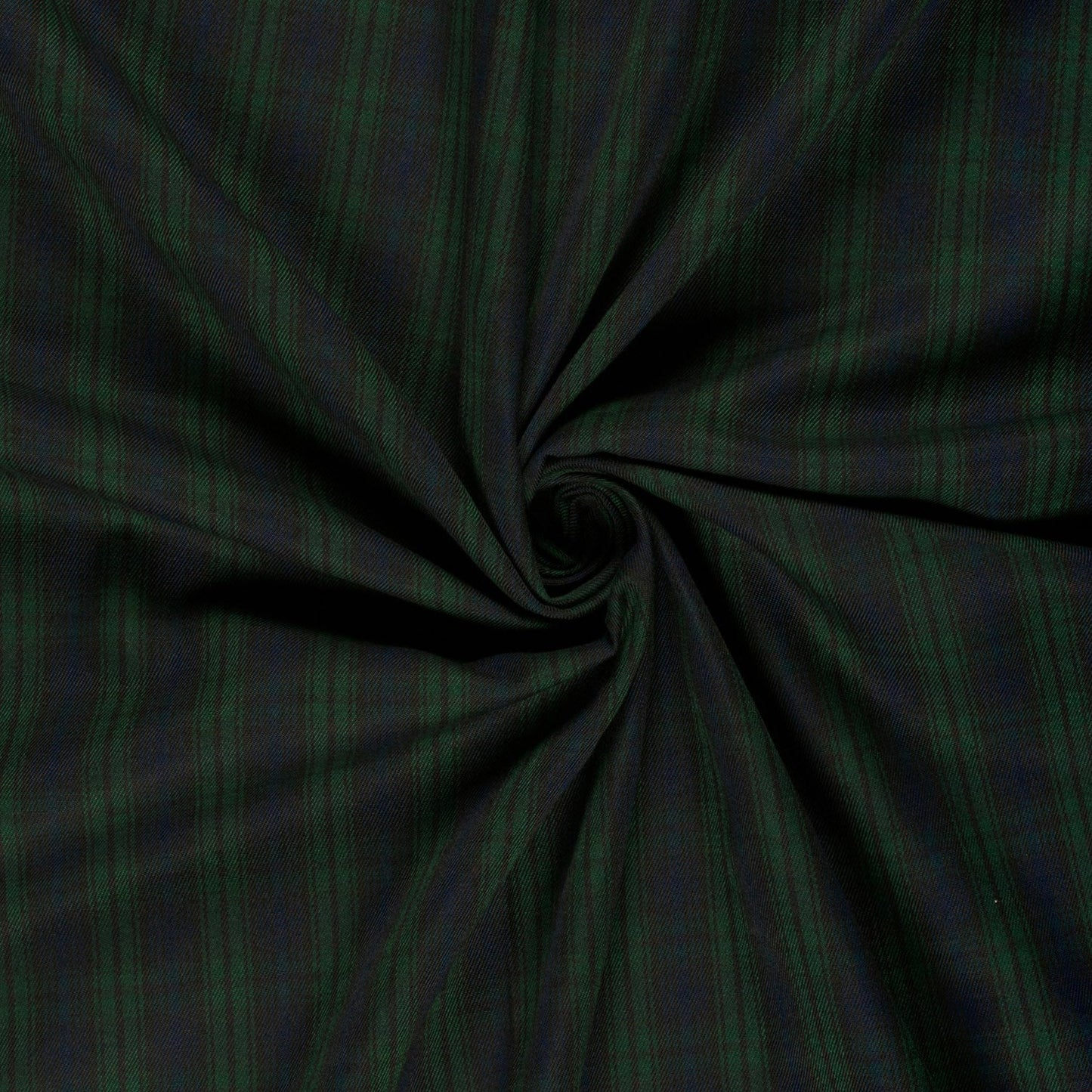 Gabardine Schottenkaro Dunkelgrün – Fall