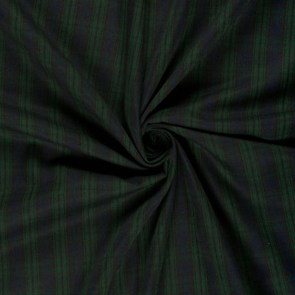 Gabardine Schottenkaro Dunkelgrün – Fall