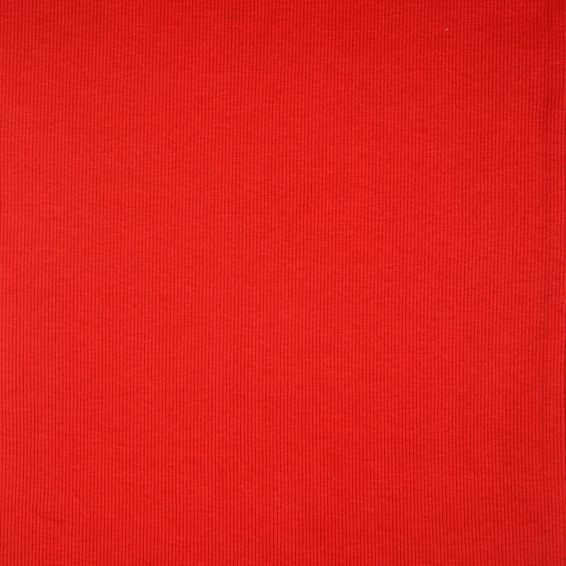 Bündchenstoff Rot