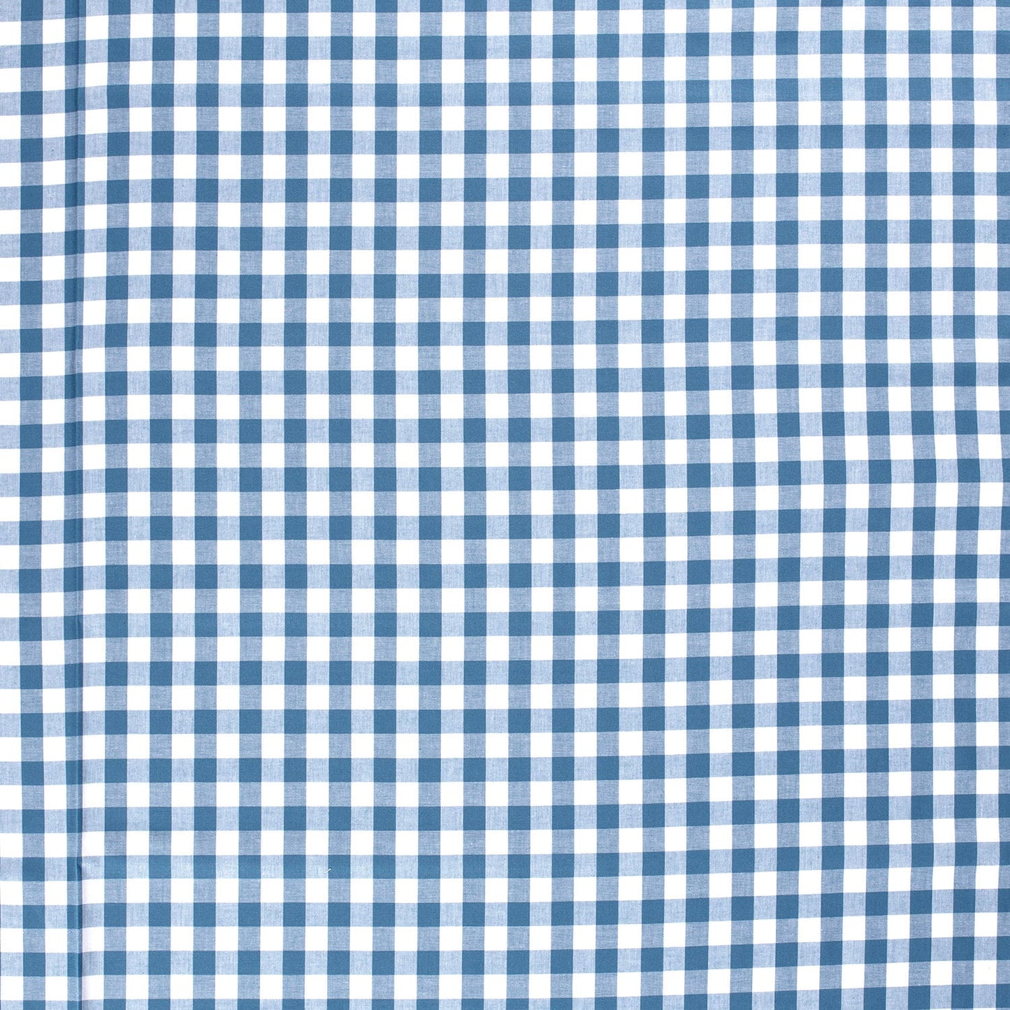 Baumwoll-Popeline Karo Indigoblau – Detail