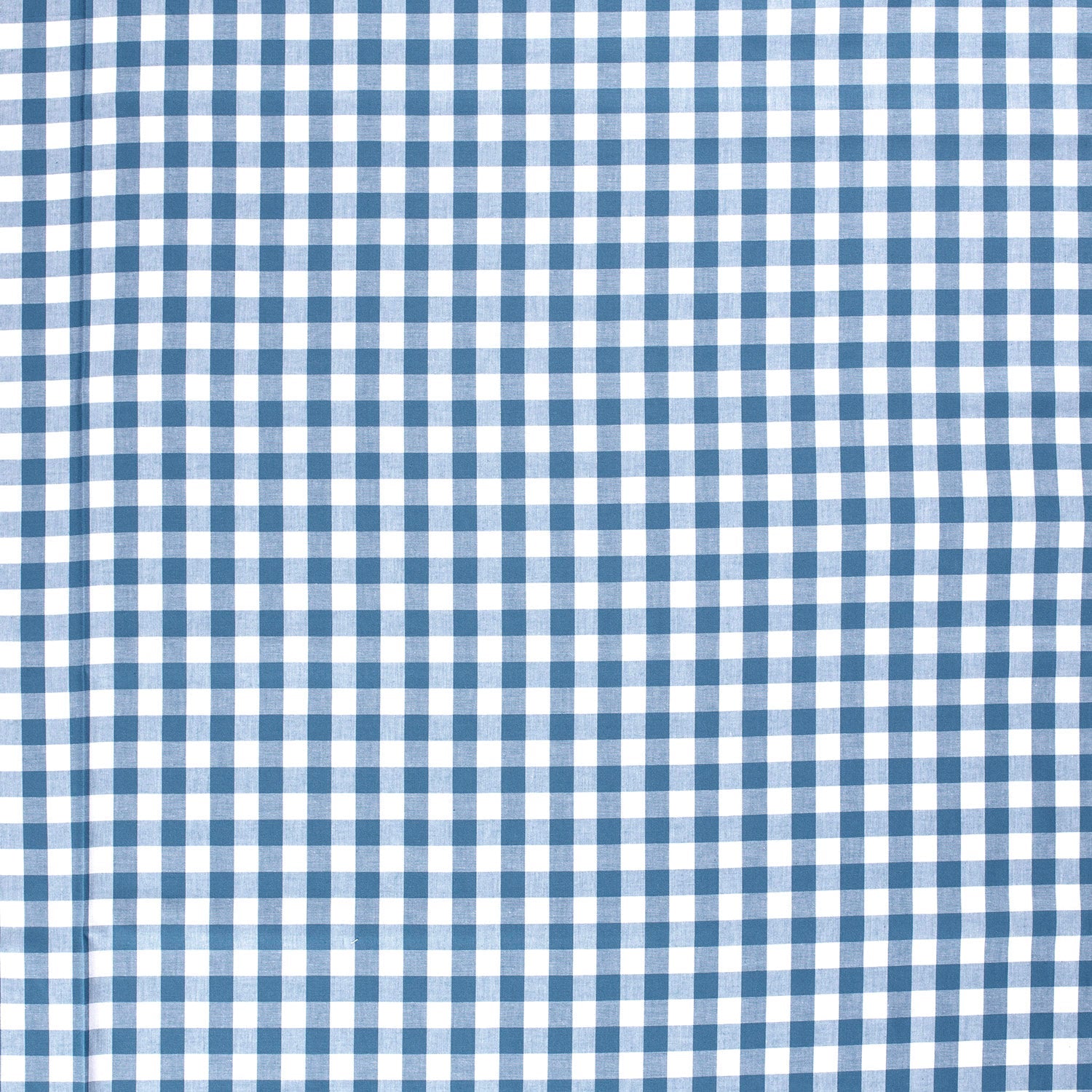 Baumwoll-Popeline Karo Indigoblau – Detail
