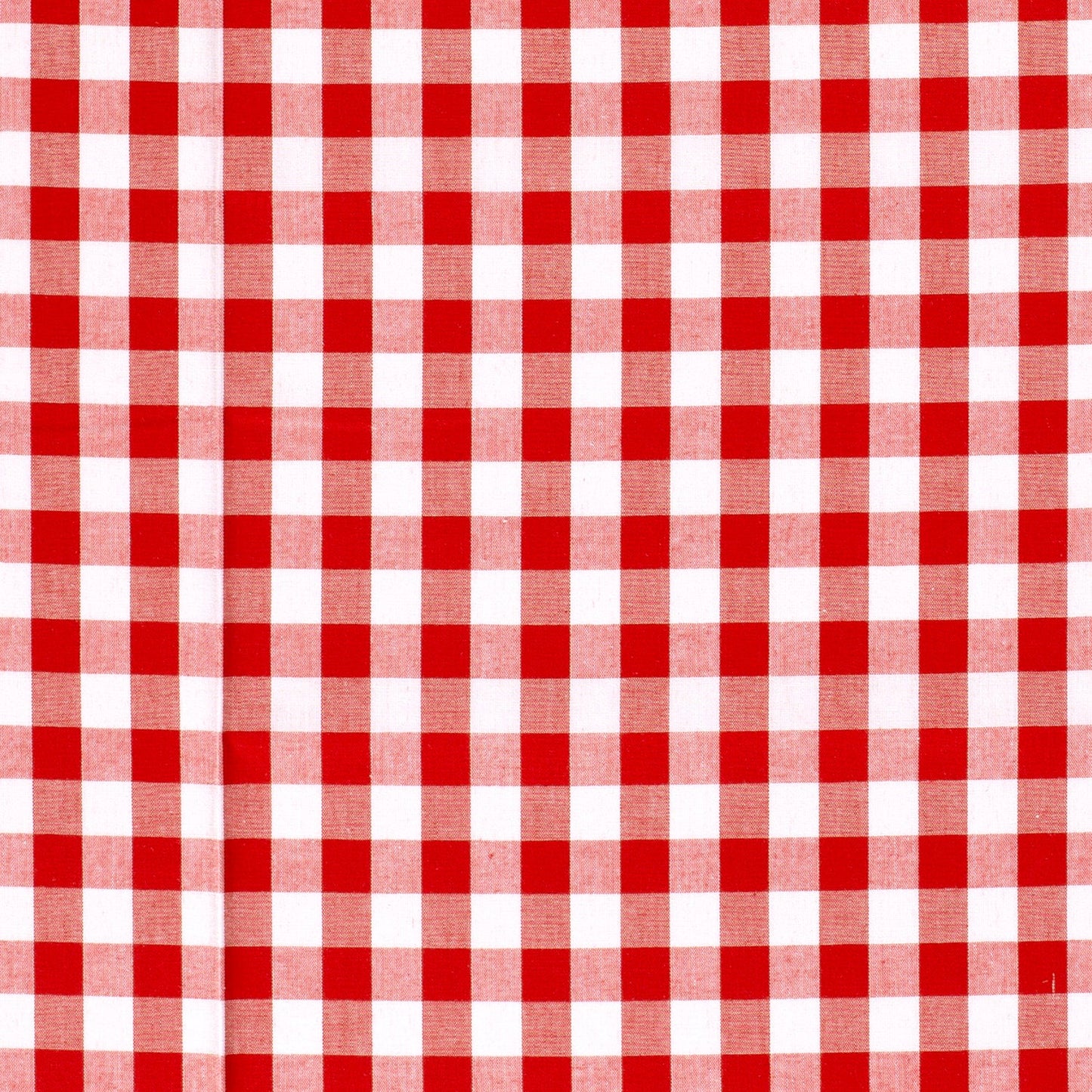 Baumwoll-Popeline Karo Rot