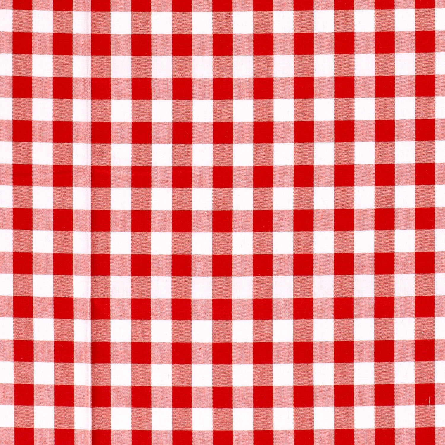Baumwoll-Popeline Karo Rot