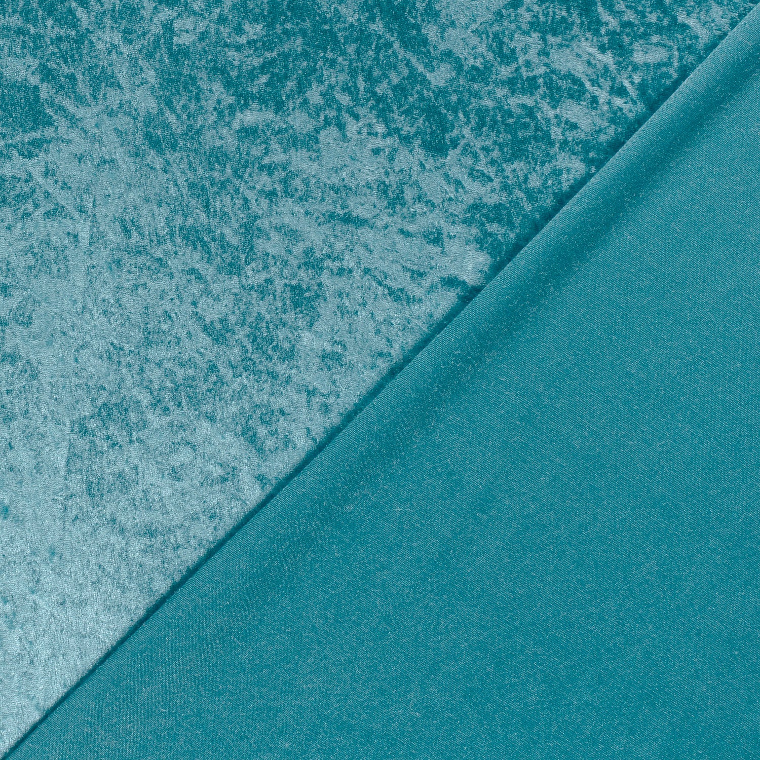 Pannesamt Stoff Aqua – Struktur