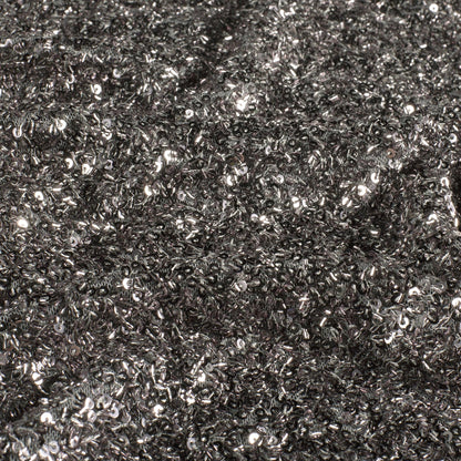 Paillettenstoff Mesh Grau